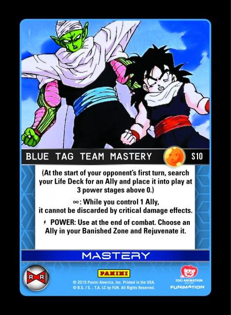 Blue Tag Team Mastery [Rainbow Parallel Foil] S10 Dragon Ball Z Evolution