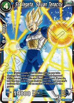 SS Vegeta, Saiyan Tenacity [Foil] BT13-039 Dragon Ball Super Supreme Rivalry