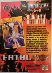 Back | Magneto Defeated Marvel 1994 Ultra X-Men Fatal Attractions