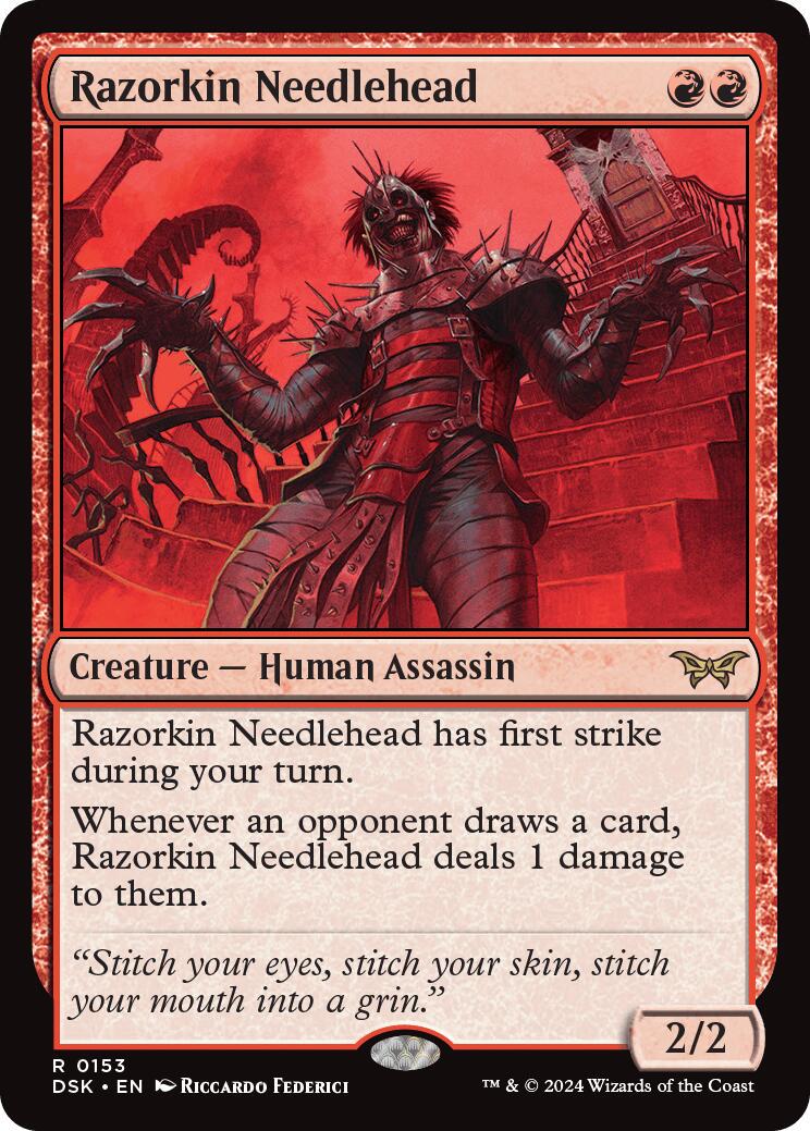 Razorkin Needlehead [Foil] #153 Magic Duskmourn: House of Horror