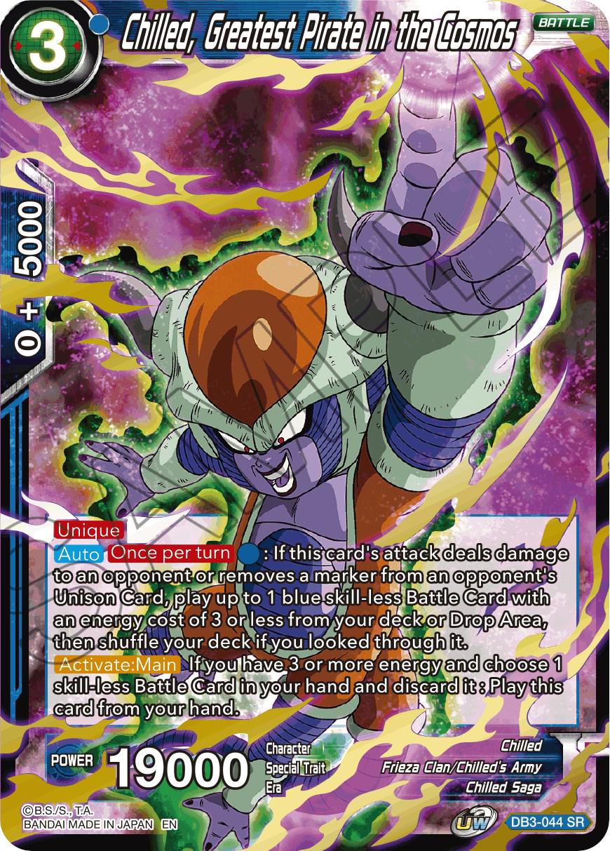 Chilled, Greatest Pirate in the Cosmos DB3-044 Dragon Ball Super Giant Force