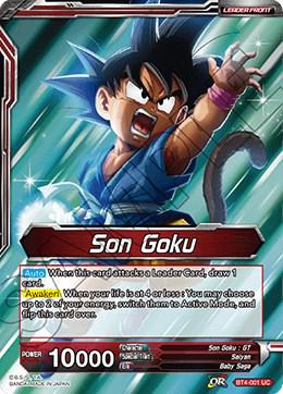 Son Goku // Energy Burst Son Goku BT4-001 Dragon Ball Super Colossal Warfare