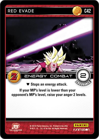 Red Evade C42 Dragon Ball Z Awakening