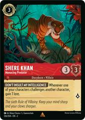 Shere Khan - Menacing Predator [Foil] #126 Lorcana Rise of the Floodborn Prices