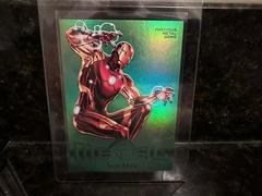 Iron Man [Green Precious Metal Gems] #R-18 2024 SkyBox Metal Universe Avengers Retro Prices