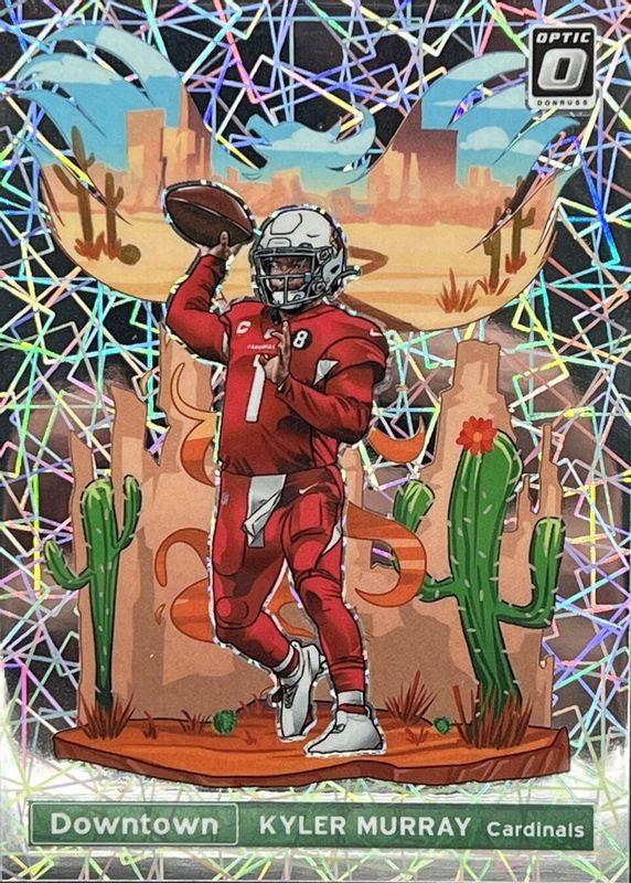 2021 hotsell Donruss Optic DOWNTOWN KYLER MURRAY Silver Velocity DT-28 SSP Cardinals