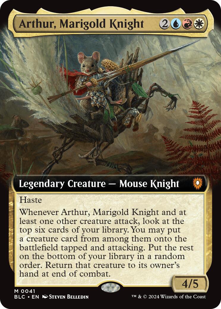 Arthur, Marigold Knight #41 Magic Bloomburrow Commander