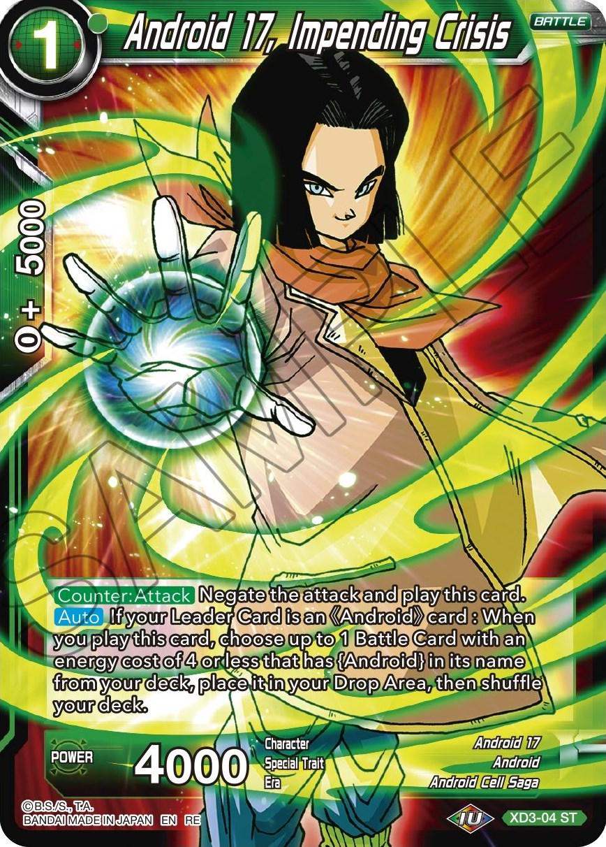 Android 17, Impending Crisis XD3-04 Dragon Ball Super Mythic Booster