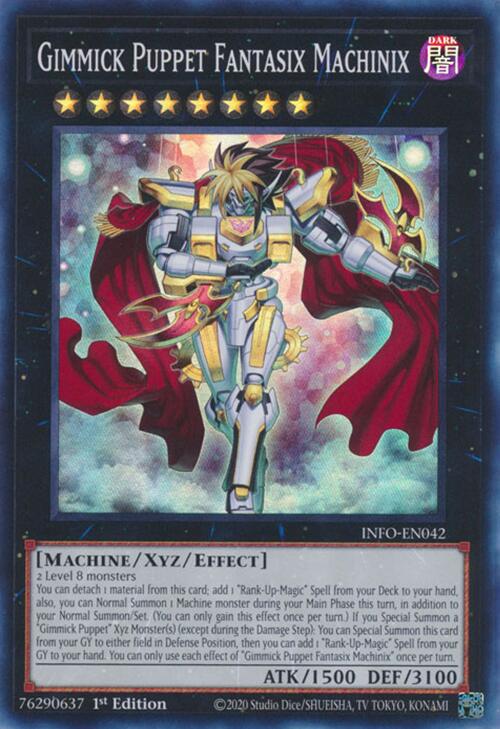 Gimmick Puppet Fantasix Machinix INFO-EN042 YuGiOh The Infinite Forbidden