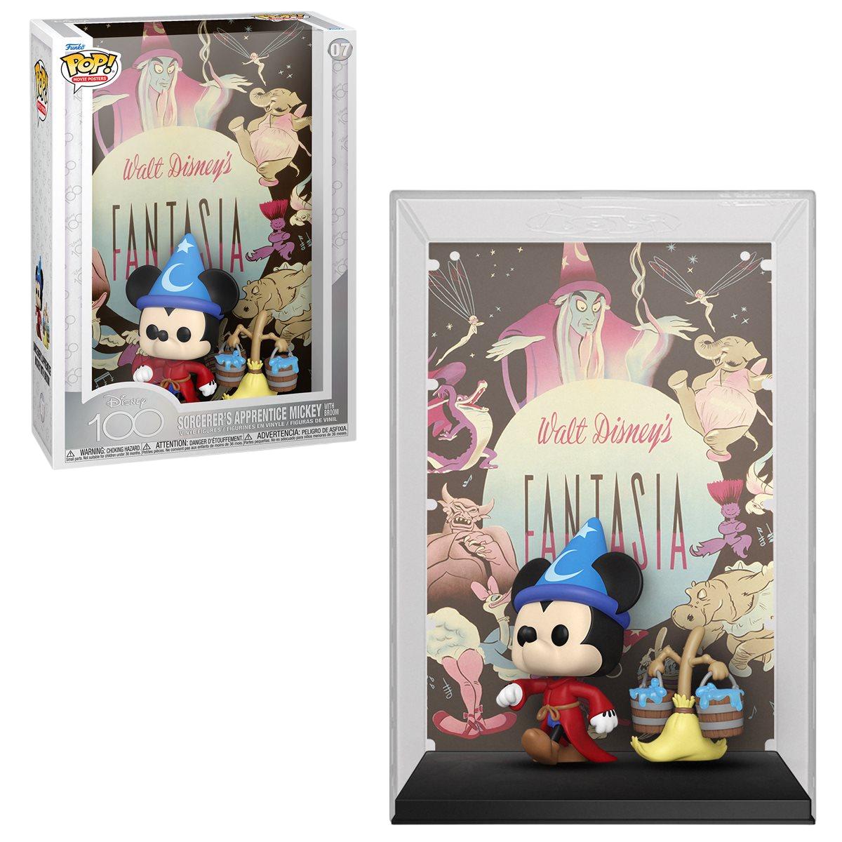 Sorcerer's Apprentice Mickey With Broom #7 Funko POP Movie Posters