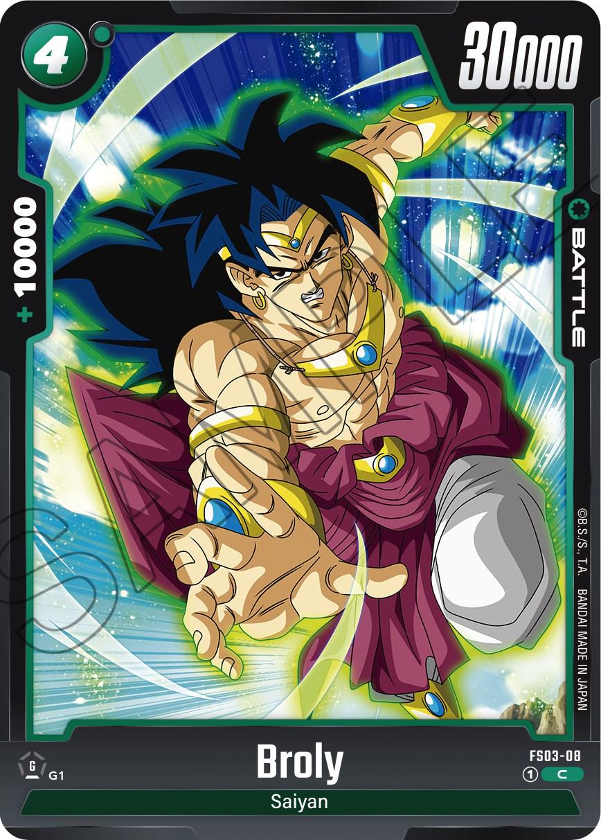 Broly - FS03-08 FS03-08 Dragon Ball Fusion World Starter Deck: Broly