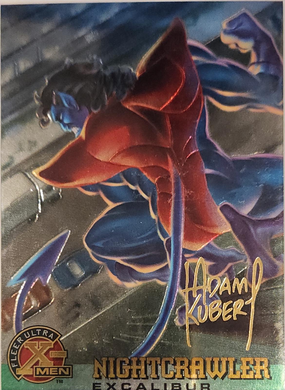 Nightcrawler [Gold Signature] #27 Marvel 1995 Ultra X-Men All Chromium