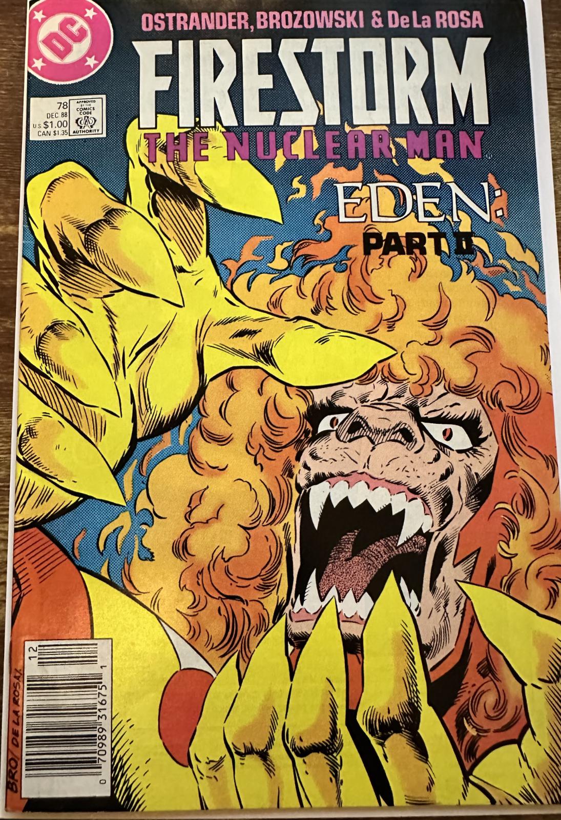 Firestorm [Newsstand] #78 (1988) Comic Books Firestorm