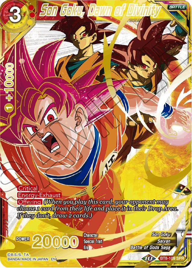 Son Goku, Dawn of Divinity [SPR] BT8-109 Dragon Ball Super Malicious Machinations