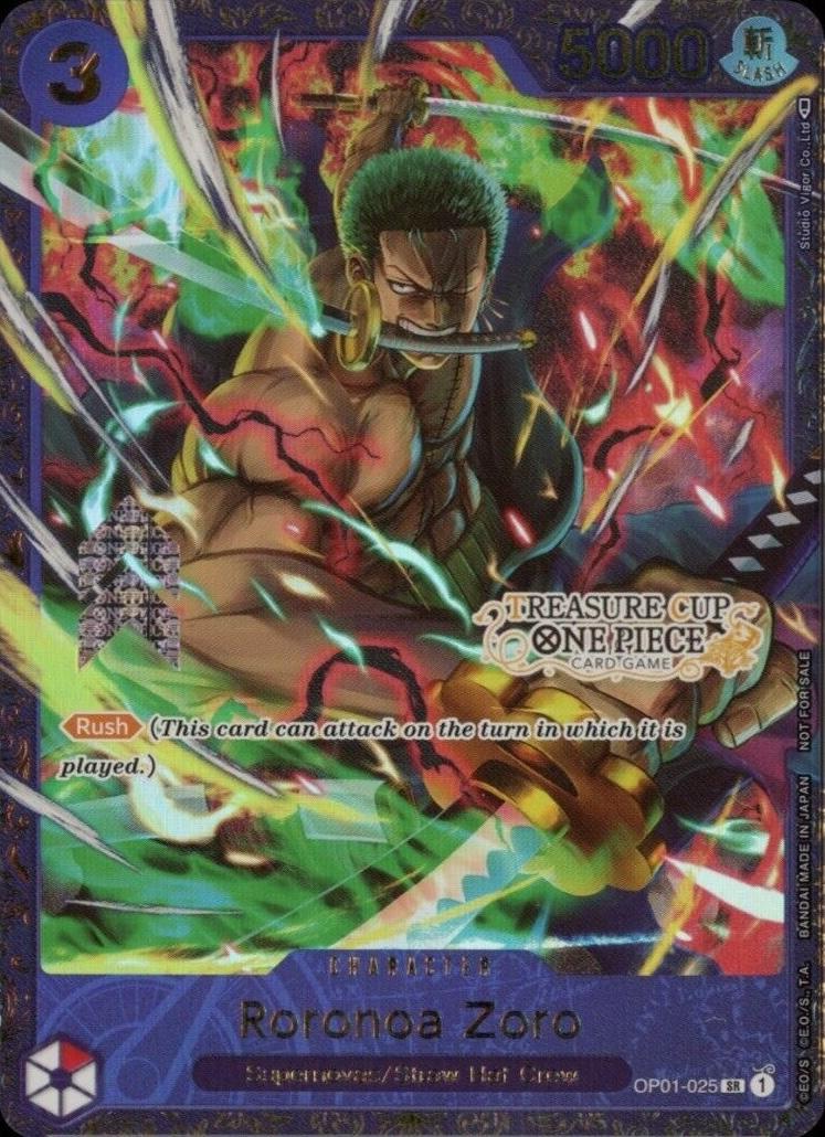 Roronoa Zoro [Top 8] OP01-025 One Piece Romance Dawn