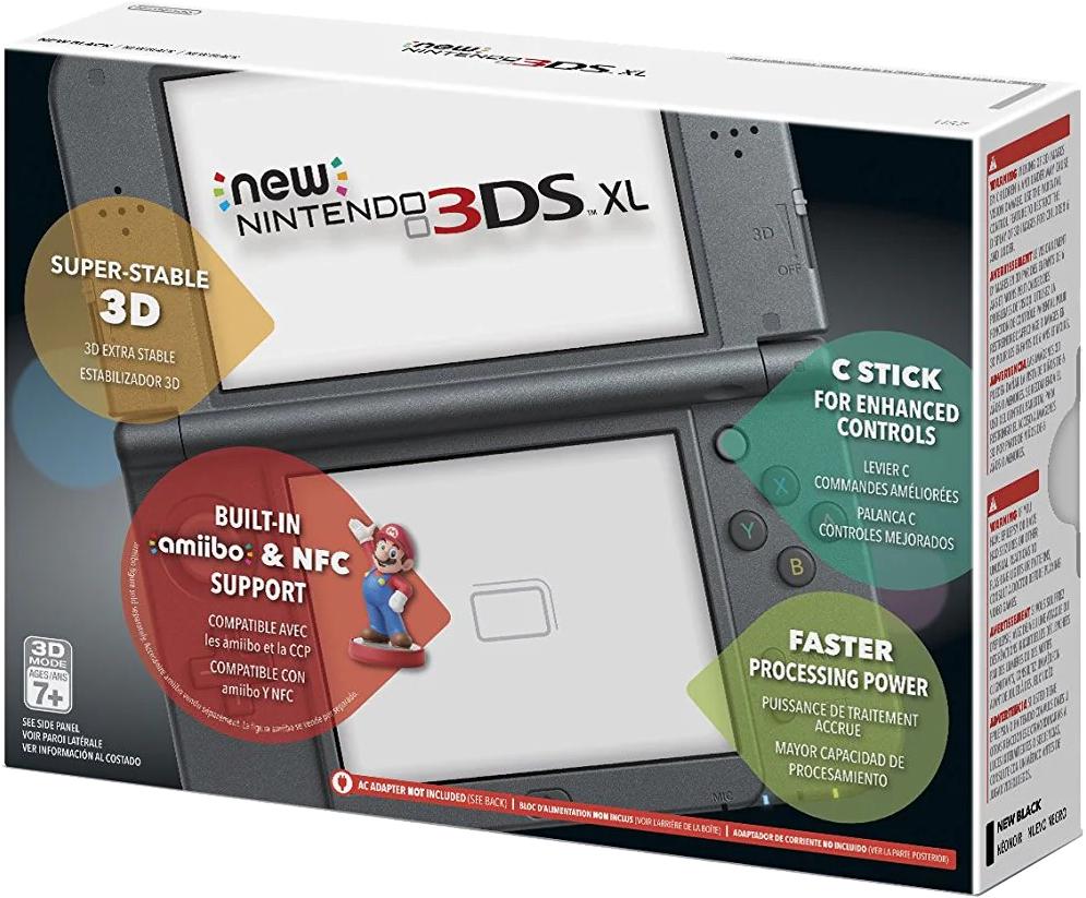 New Nintendo 3DS XL Black Nintendo 3DS