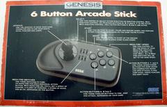 Box (Back) | 6 Button Arcade Stick Sega Genesis