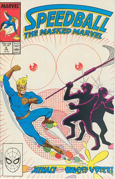 Speedball #6 (1989) Comic Books Speedball: The Masked Marvel