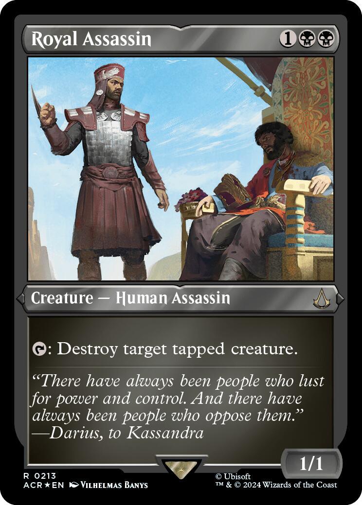 Royal Assassin [Etched Foil] #213 Magic Assassin's Creed