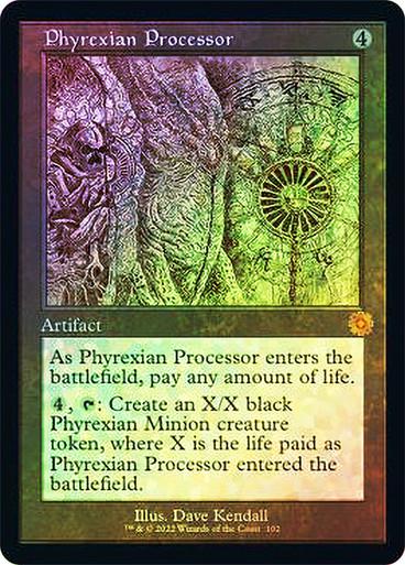 Phyrexian Processor [Schematic Foil] #102 Magic Brother's War Retro Artifacts