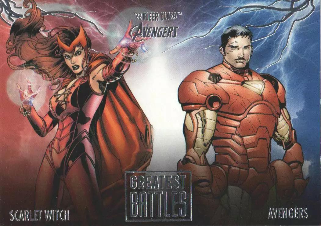 Scarlet Witch Vs. The Avengers #EB-6 Marvel 2022 Ultra Avengers Greatest Battles