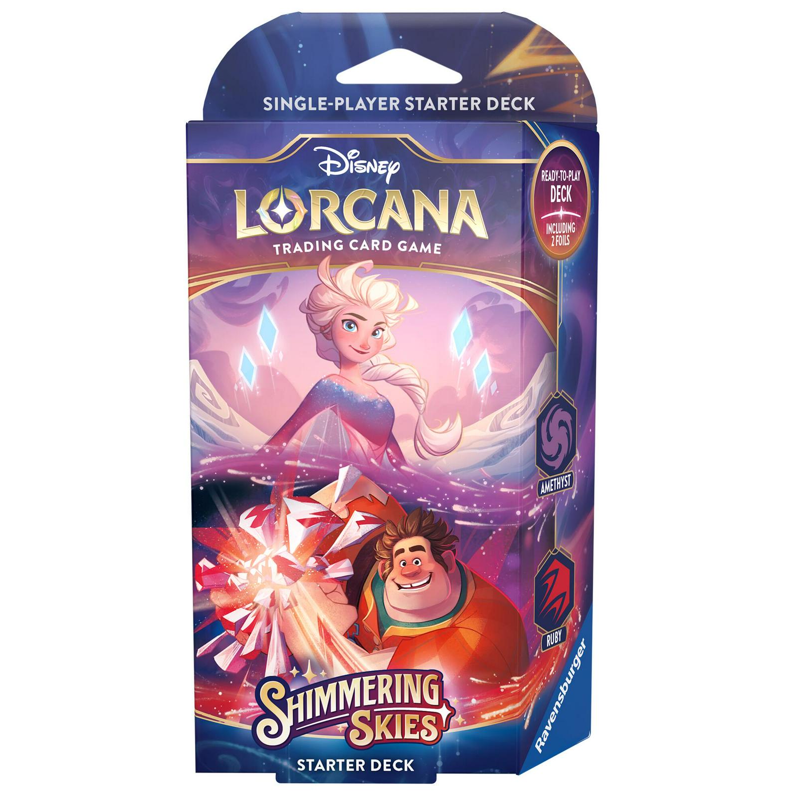 Starter Deck [Amethyst & Ruby] Lorcana Shimmering Skies