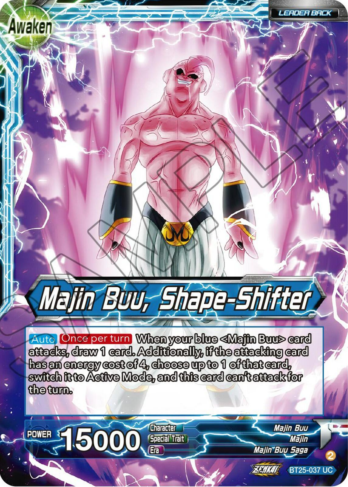 Majin Buu // Majin Buu, Shape-Shifter BT25-037 Dragon Ball Super Legend of the Dragon Balls