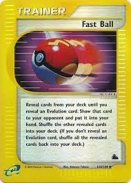 Fast Ball Reverse Holo 124 Prices Pokemon Skyridge Pokemon Cards