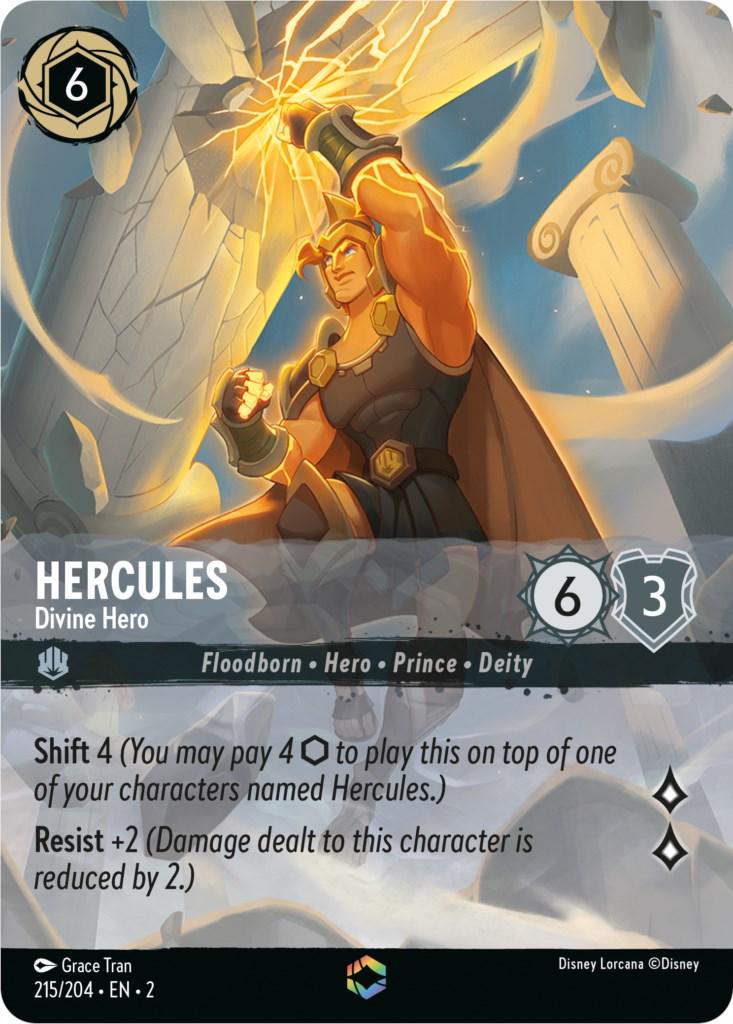 Hercules - Divine Hero #215 Lorcana Rise of the Floodborn