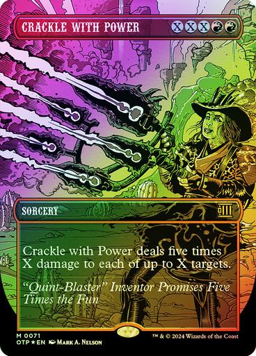 Crackle with Power [Foil] #71 Magic Outlaws of Thunder Junction Breaking News