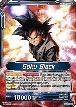 Goku Black // Goku Black, The Bringer of Despair BT2-036 Dragon Ball Super Union Force