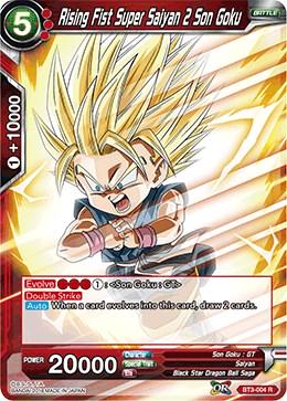 Rising Fist Super Saiyan 2 Son Goku BT3-004 Dragon Ball Super Cross Worlds