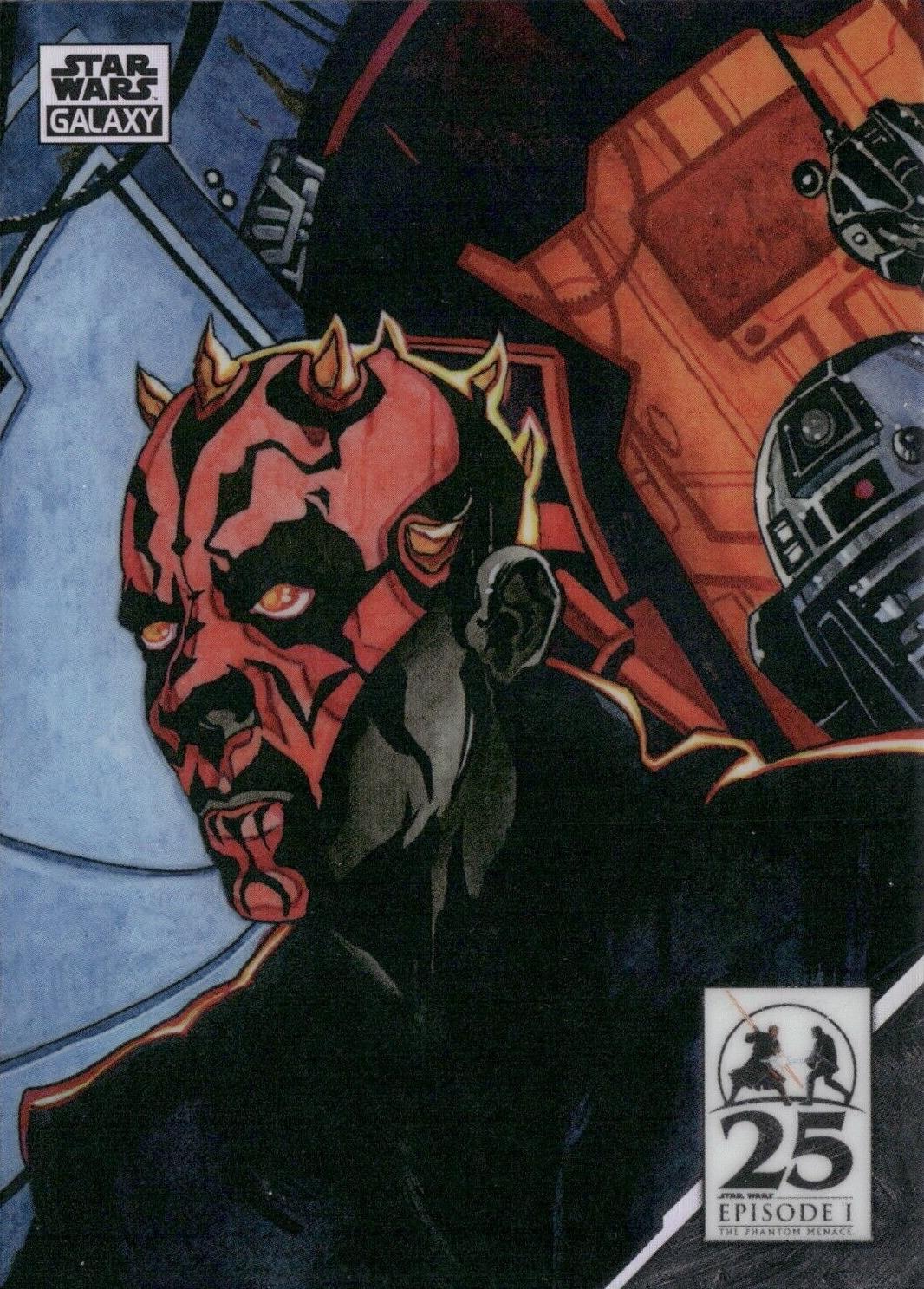 Infiltrator #AM-15 Star Wars 2024 Topps Chrome Galaxy Art of Darth Maul