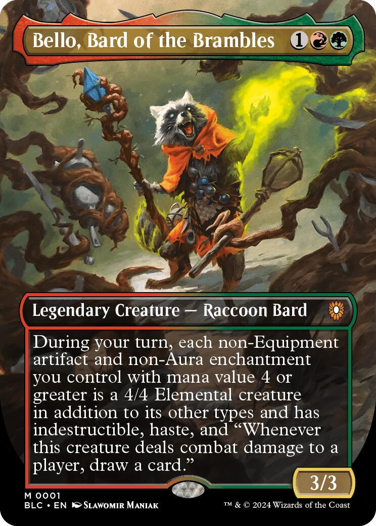 Bello, Bard of the Brambles #1 Magic Bloomburrow Commander