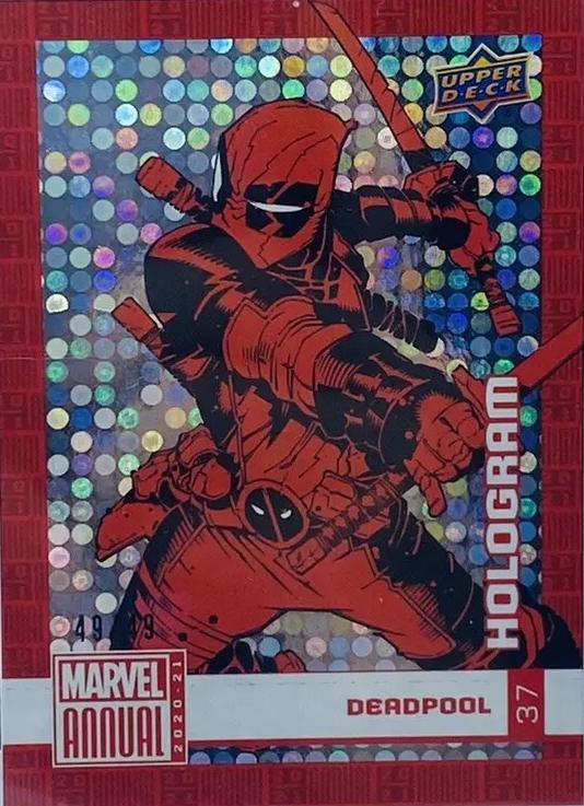 Deadpool [Hologram] #37 Marvel 2020 Upper Deck Annual