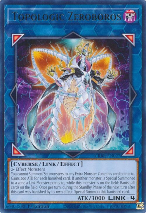 Topologic Zeroboros CRBR-EN027 YuGiOh Crossover Breakers