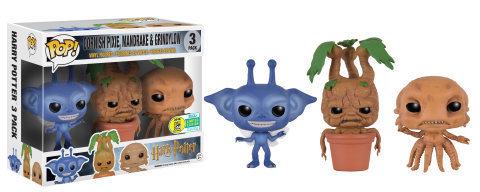 Cornish Pixie, Mandrake & Grindylow Funko POP Harry Potter