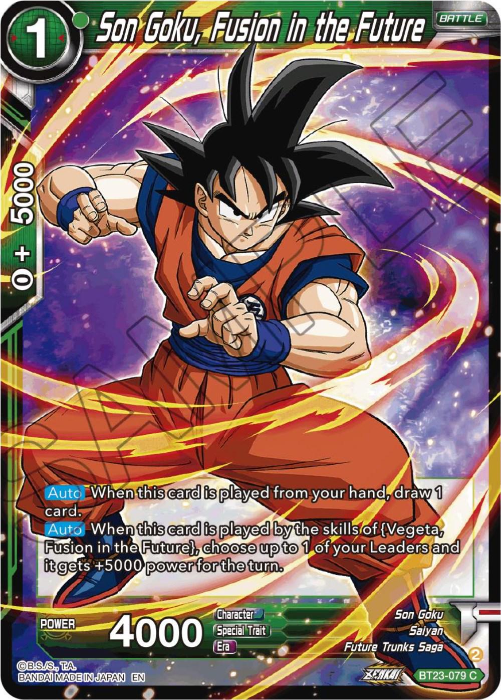 Son Goku, Fusion in the Future BT23-079 Dragon Ball Super Perfect Combination