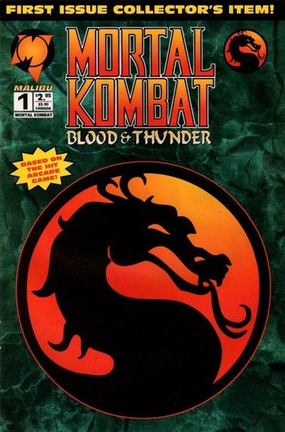 Mortal Kombat: Blood and Thunder [Logo] #1 (1994) Comic Books Mortal Kombat: Blood and Thunder