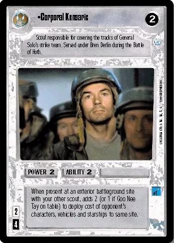 Corporal Kensaric [Limited] Star Wars CCG Endor