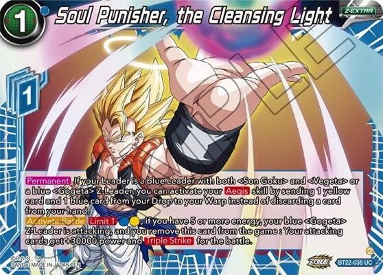 Soul Punisher, the Cleansing Light BT22-035 Dragon Ball Super Critical Blow