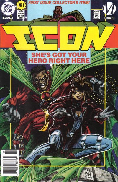 Icon [Cowan Newsstand] #1 (1993) Comic Books Icon