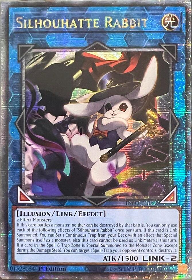 Silhouhatte Rabbit [Quarter Century Secret Rare] INFO-EN052 YuGiOh The Infinite Forbidden