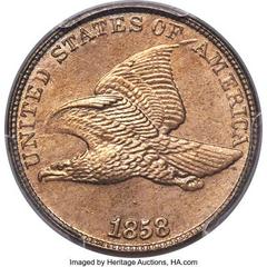 1858 [FS-301] Coins Flying Eagle Penny Prices