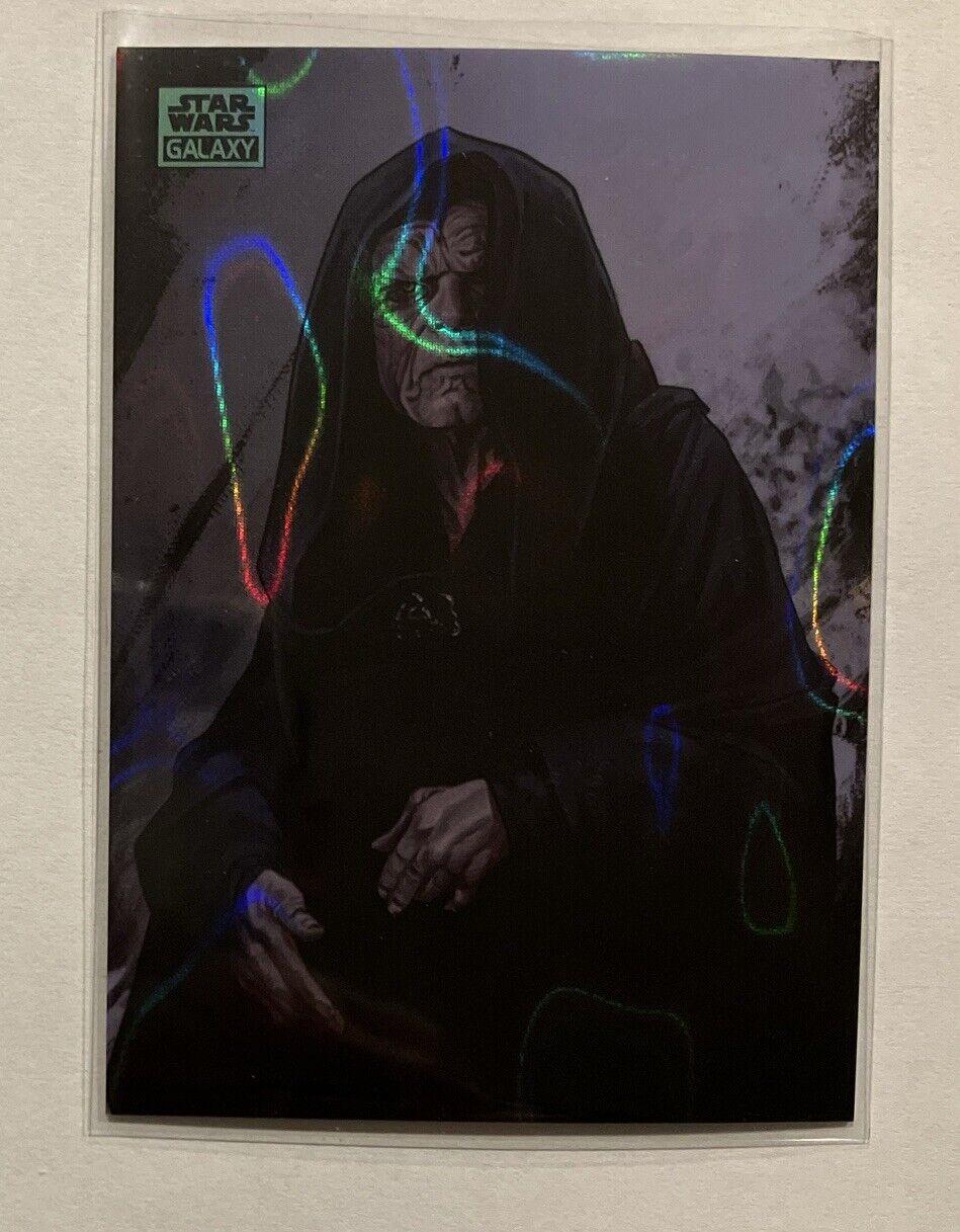 Emperor Palpatine [Aqua Lava Refractor] #GE-4 Star Wars 2024 Topps Chrome Galaxy Galactic Empire Art