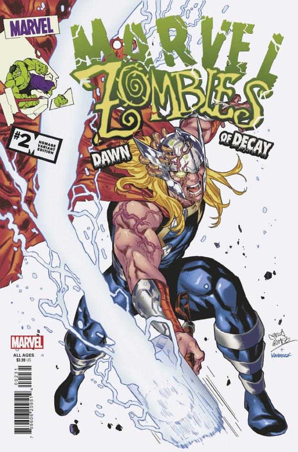 Marvel Zombies: Dawn of Decay [Gomez] #2 (2024) Comic Books Marvel Zombies: Dawn of Decay