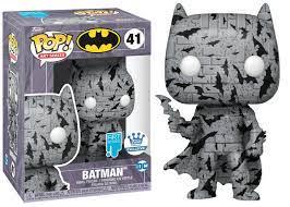 Batman [Grey Brick Black Bats] #41 Funko POP Art Series