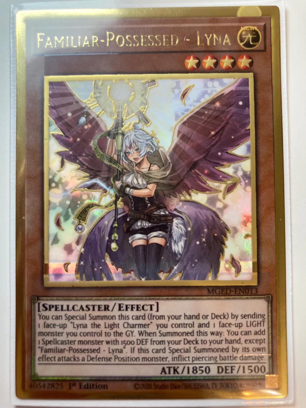 Familiar-Possessed - Lyna [Misprint] MGED-EN013 YuGiOh Maximum Gold: El Dorado