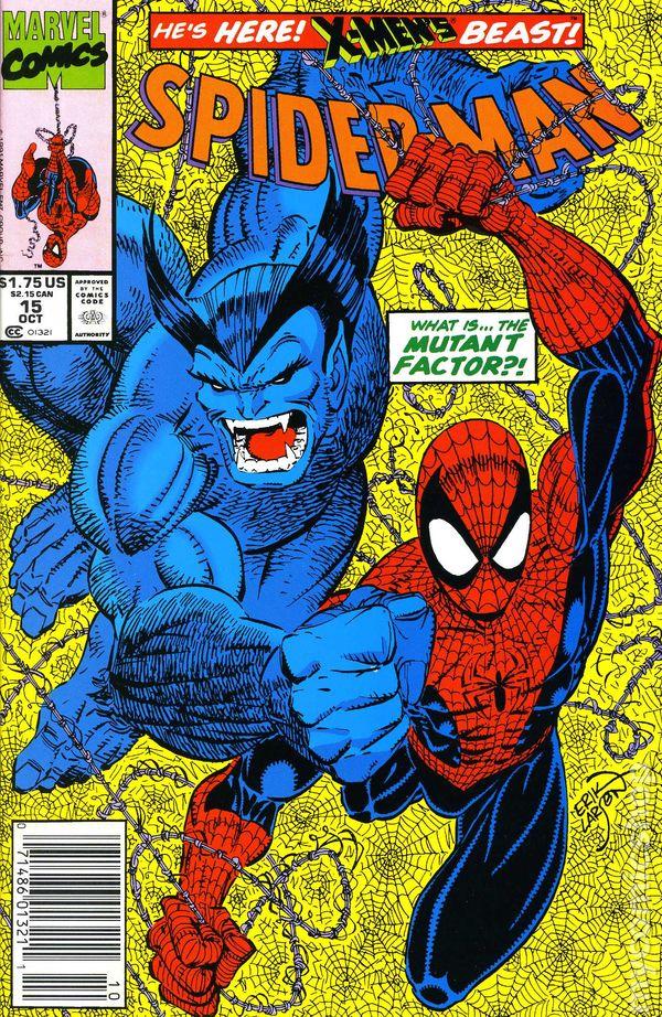 Spider-Man [Newsstand] #15 (1991) Comic Books Spider-Man