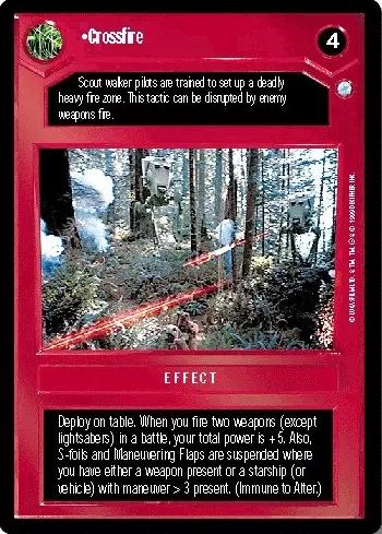 Crossfire [Limited] Star Wars CCG Endor